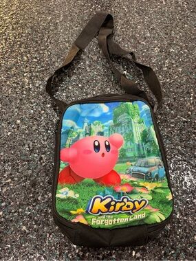 Kirby Kirby & the Forgotten Land Insulated Shoulder Lunch Bag Cooler